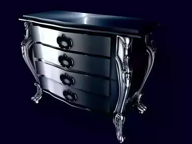 DRESSER ornate chest of drawers