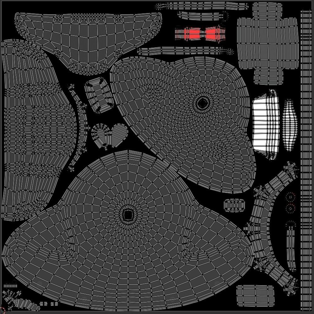 Police Riot Helmet 3D model_11
