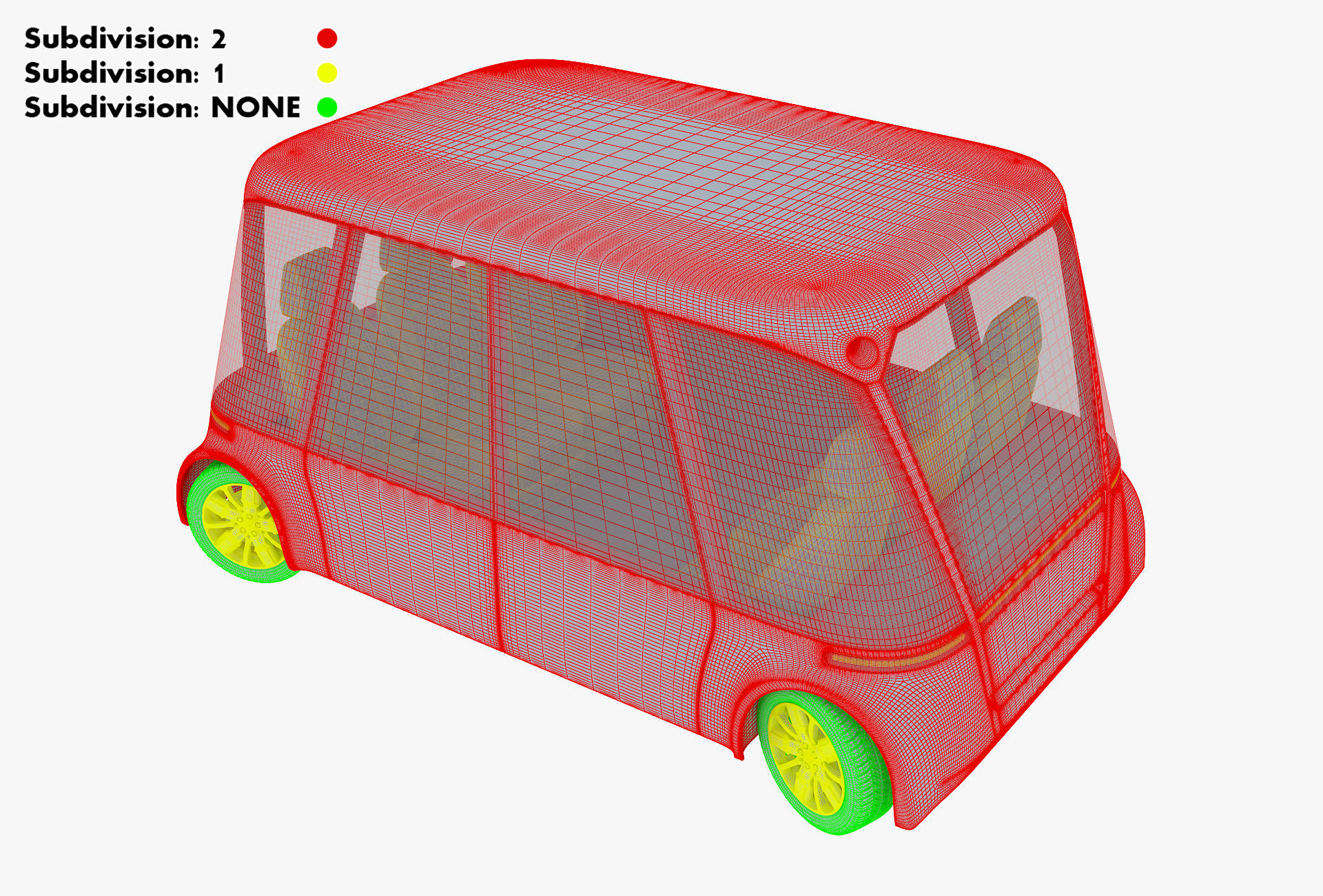 Electric Unmanned City Bus v 1 3D model_34