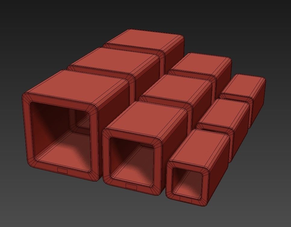 Scratching post house for a cat Boho Cat Joy in 3 colors 3D model_4