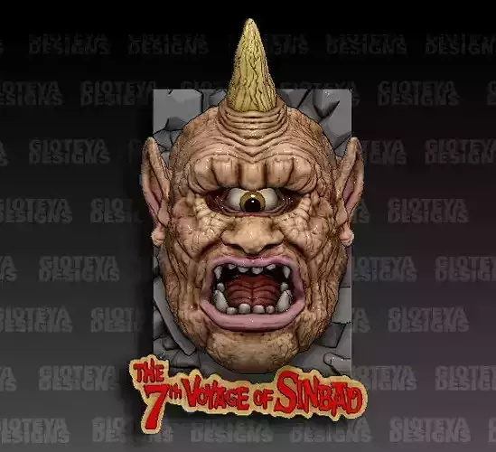 The 7th Voyage of Sinbad 1958 Cyclops  3D model The 7th Voyage of Sinbad 1958 Cyclops  3D model