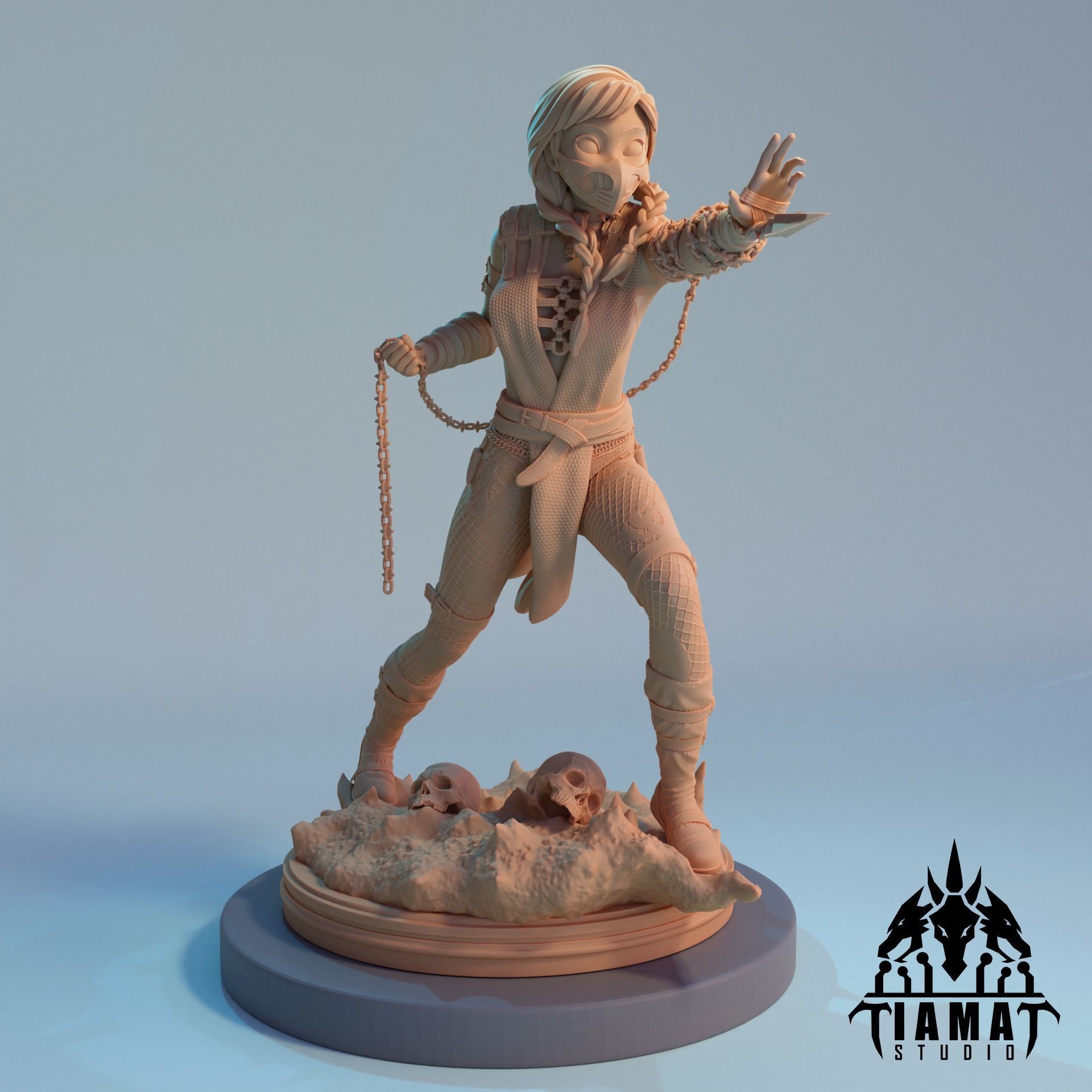 Anna Scorpion Fan Art 3D print model 3D print model_4