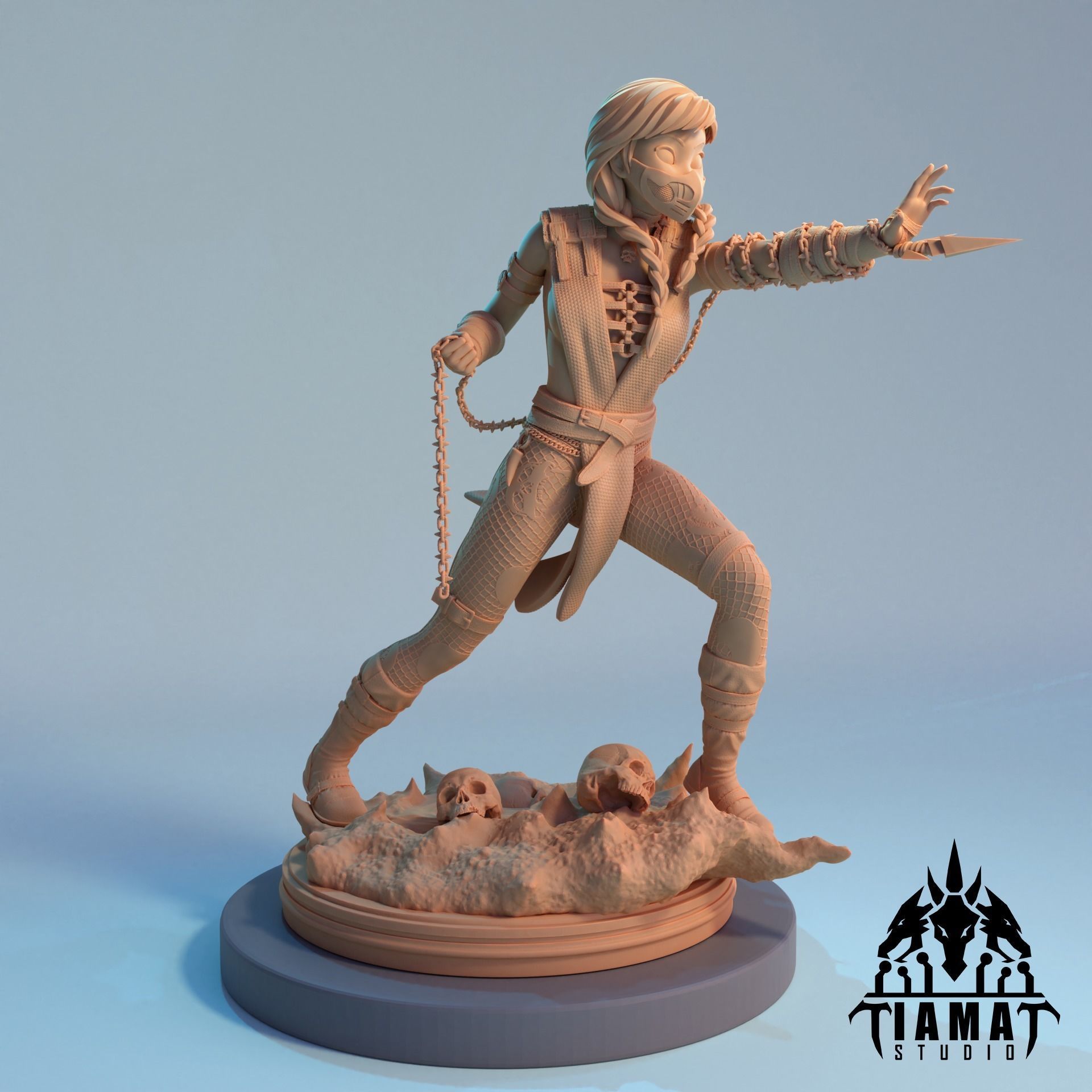 Anna Scorpion Fan Art 3D print model 3D print model_3