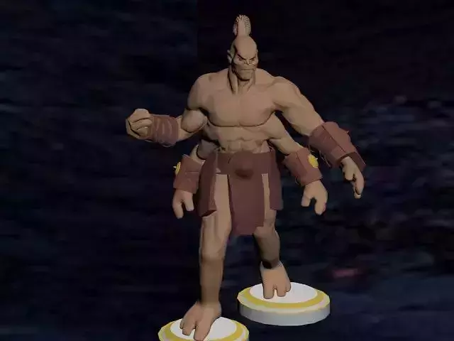 Goro mortal combat character 3D model