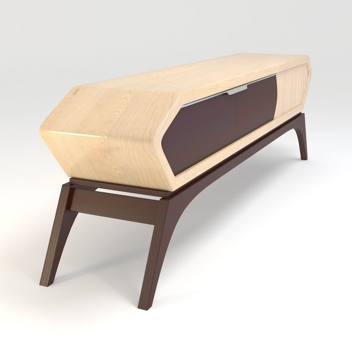 Retro Cupboard 3D model_5