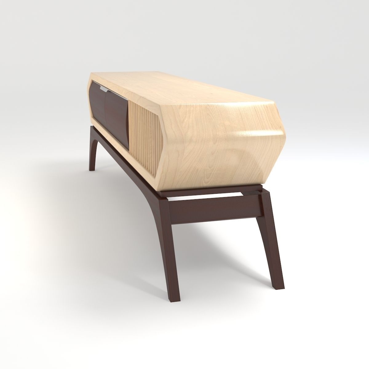Retro Cupboard 3D model_3