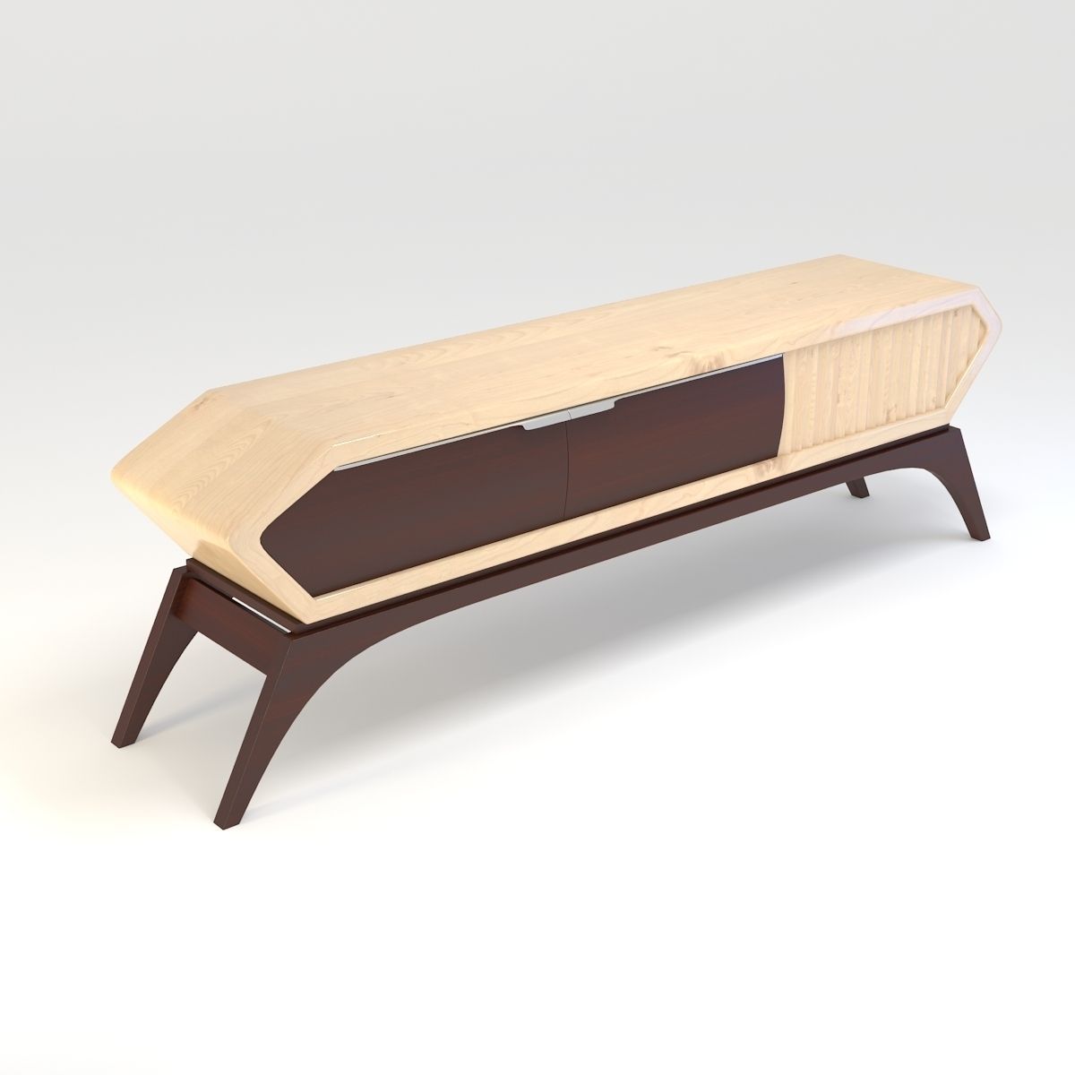 Retro Cupboard 3D model_1