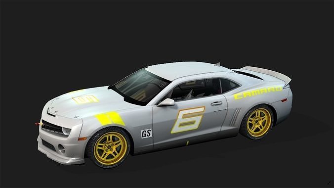Racing car 3d model Low-poly 3D model