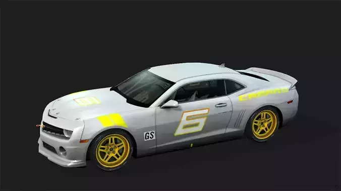 Racing car 3d model