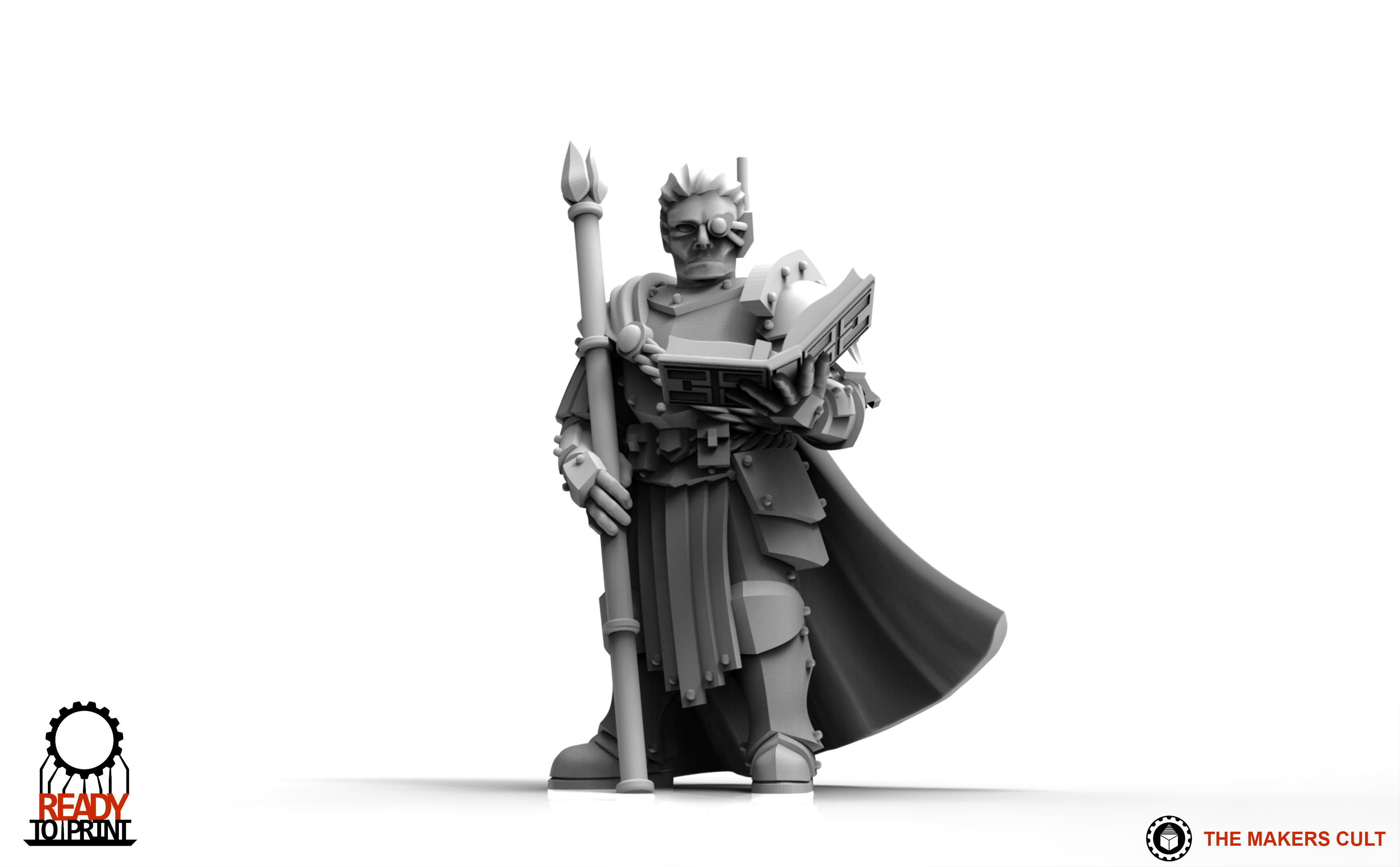 Feudal Guard - Master of Strategy 3D print model_3