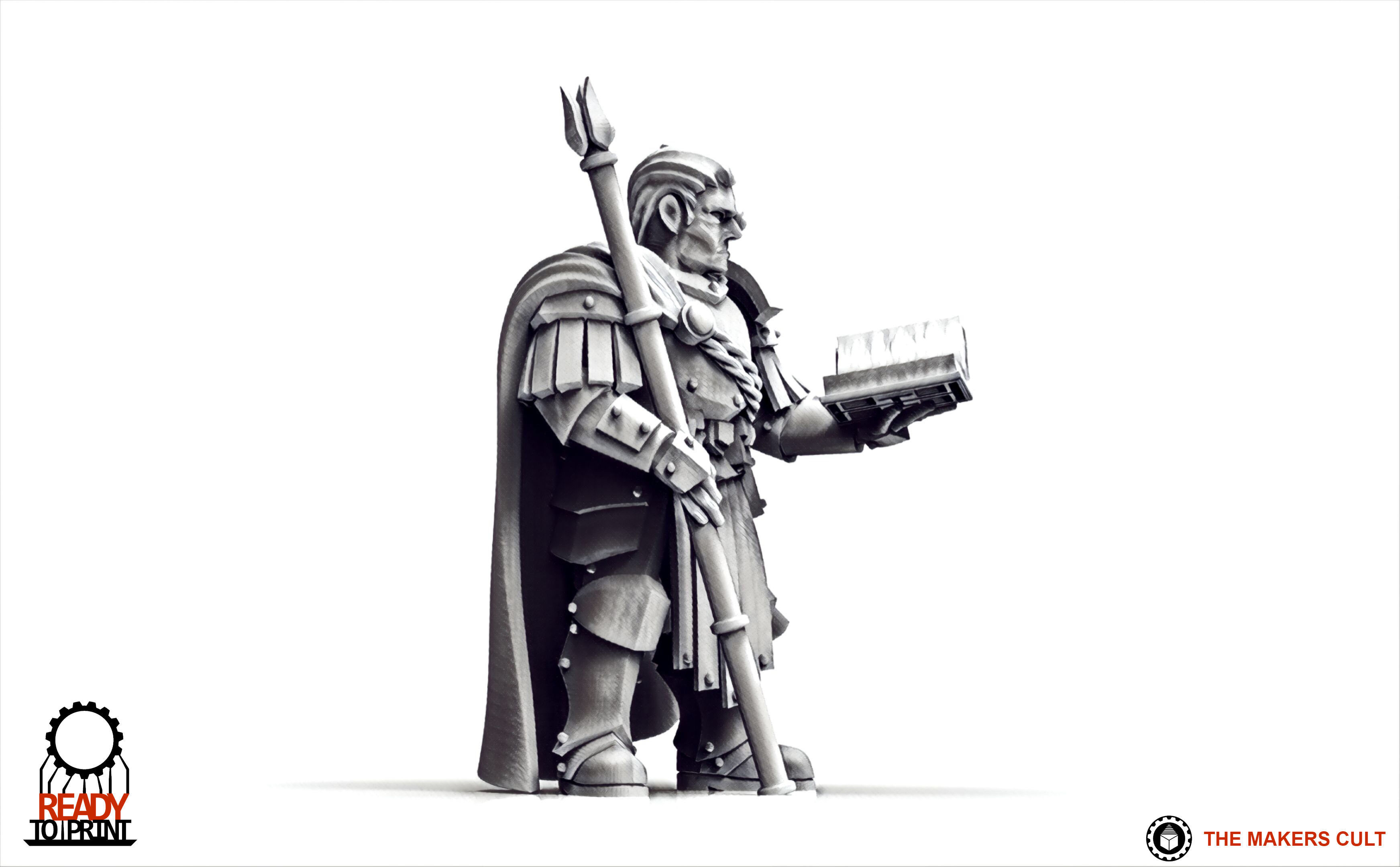 Feudal Guard - Master of Strategy 3D print model_2