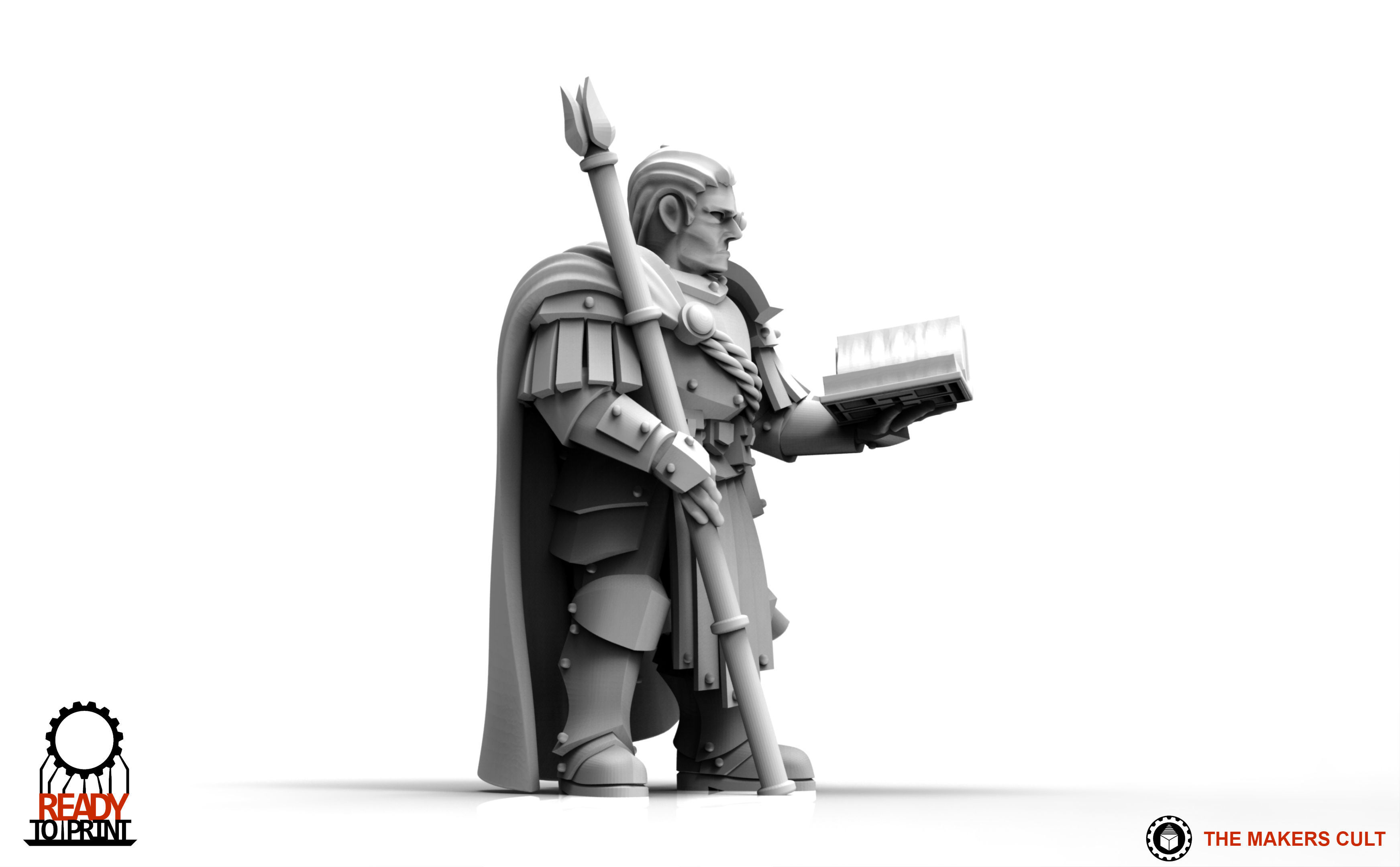 Feudal Guard - Master of Strategy 3D print model_5