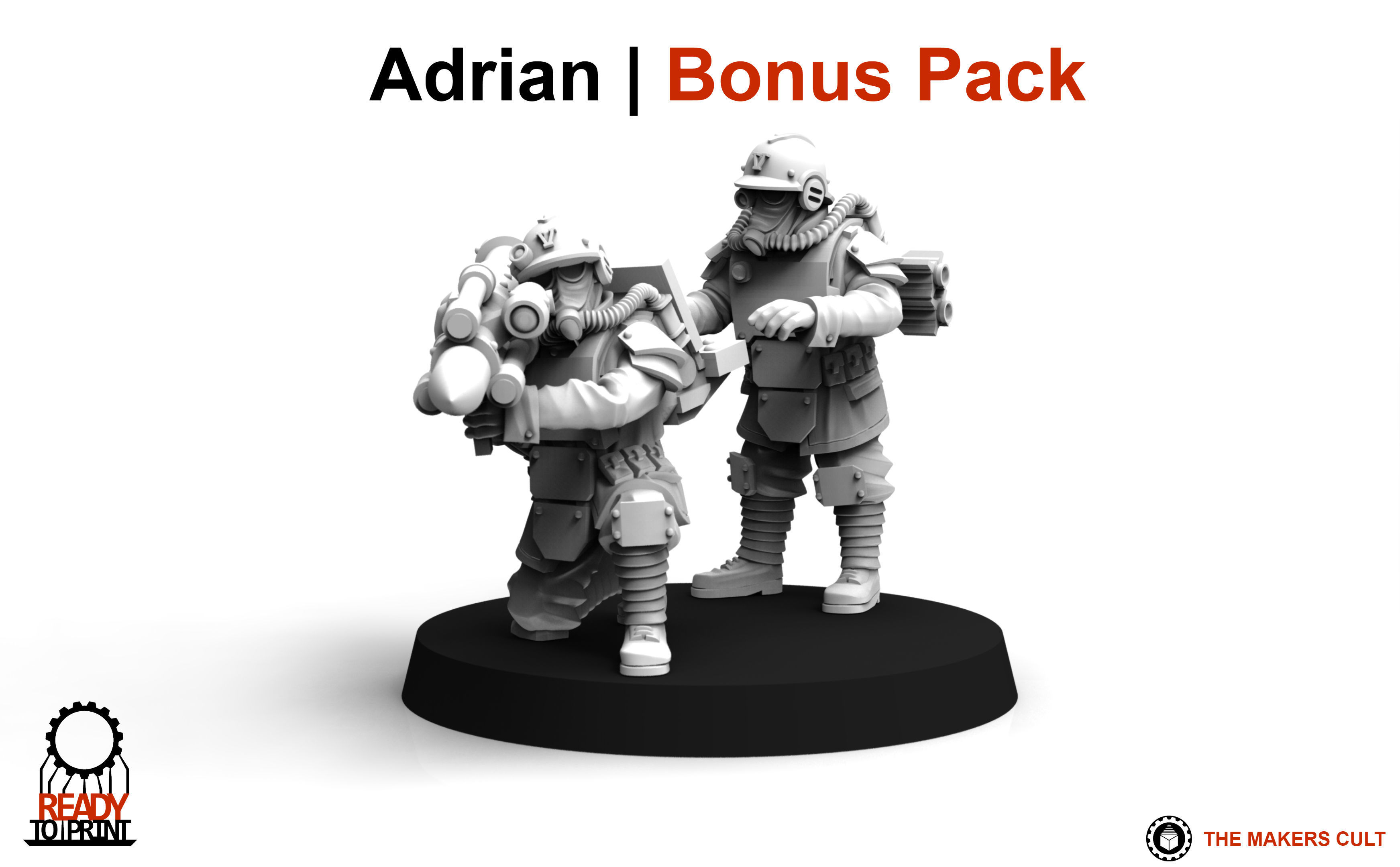 Valour Korps - Guided Missile Team 3D print model_1