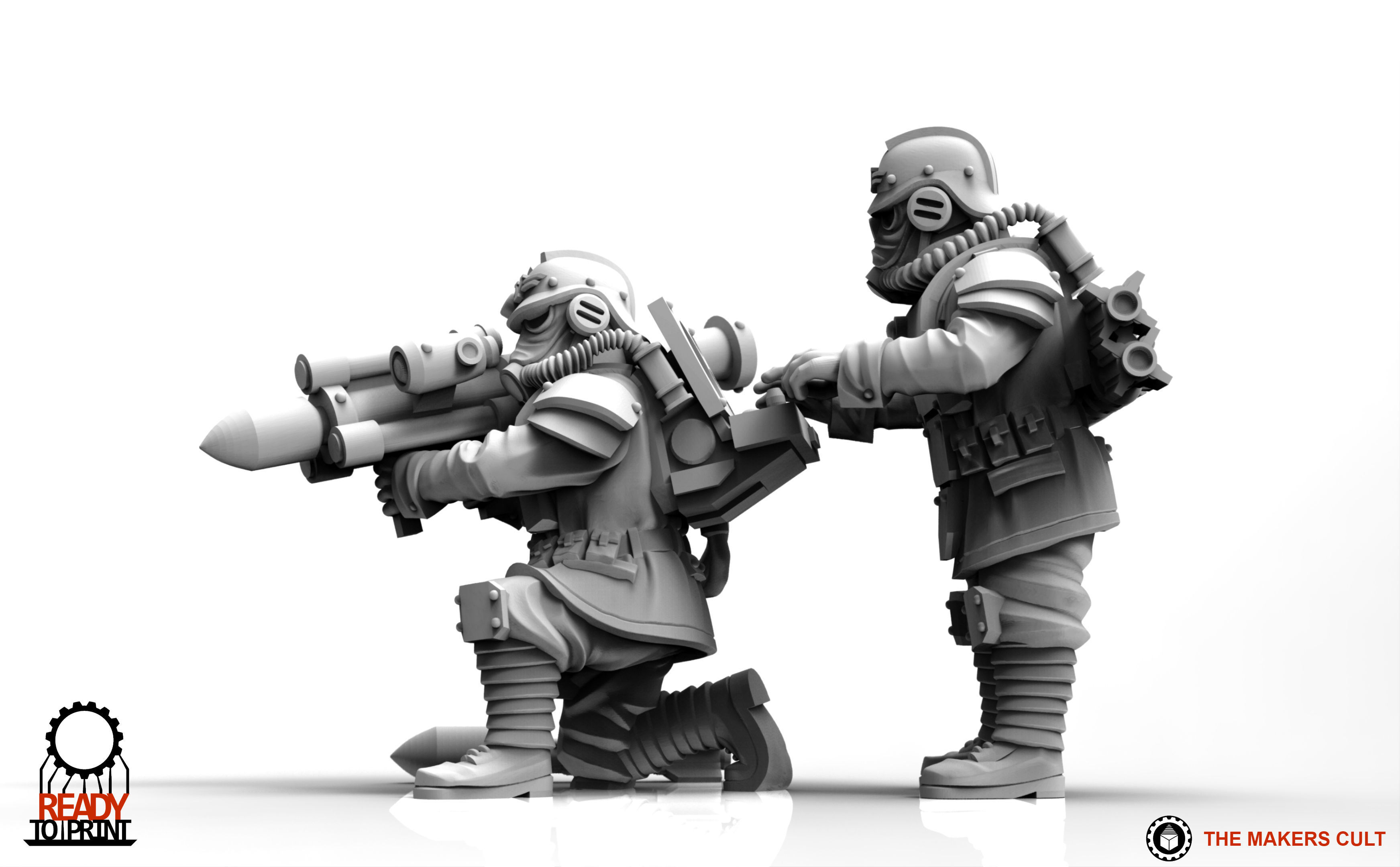 Valour Korps - Guided Missile Team 3D print model_14