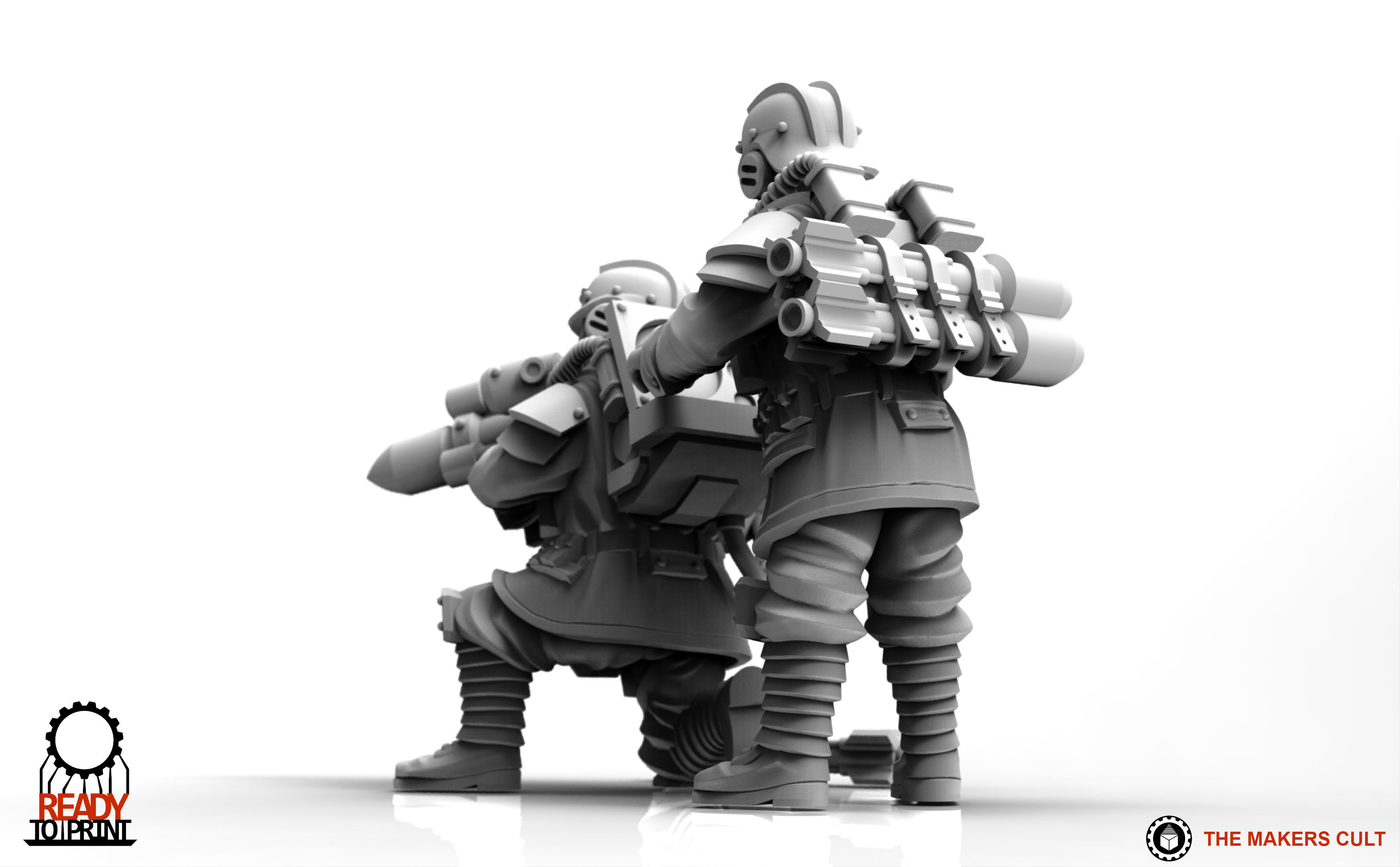 Valour Korps - Guided Missile Team 3D print model_18
