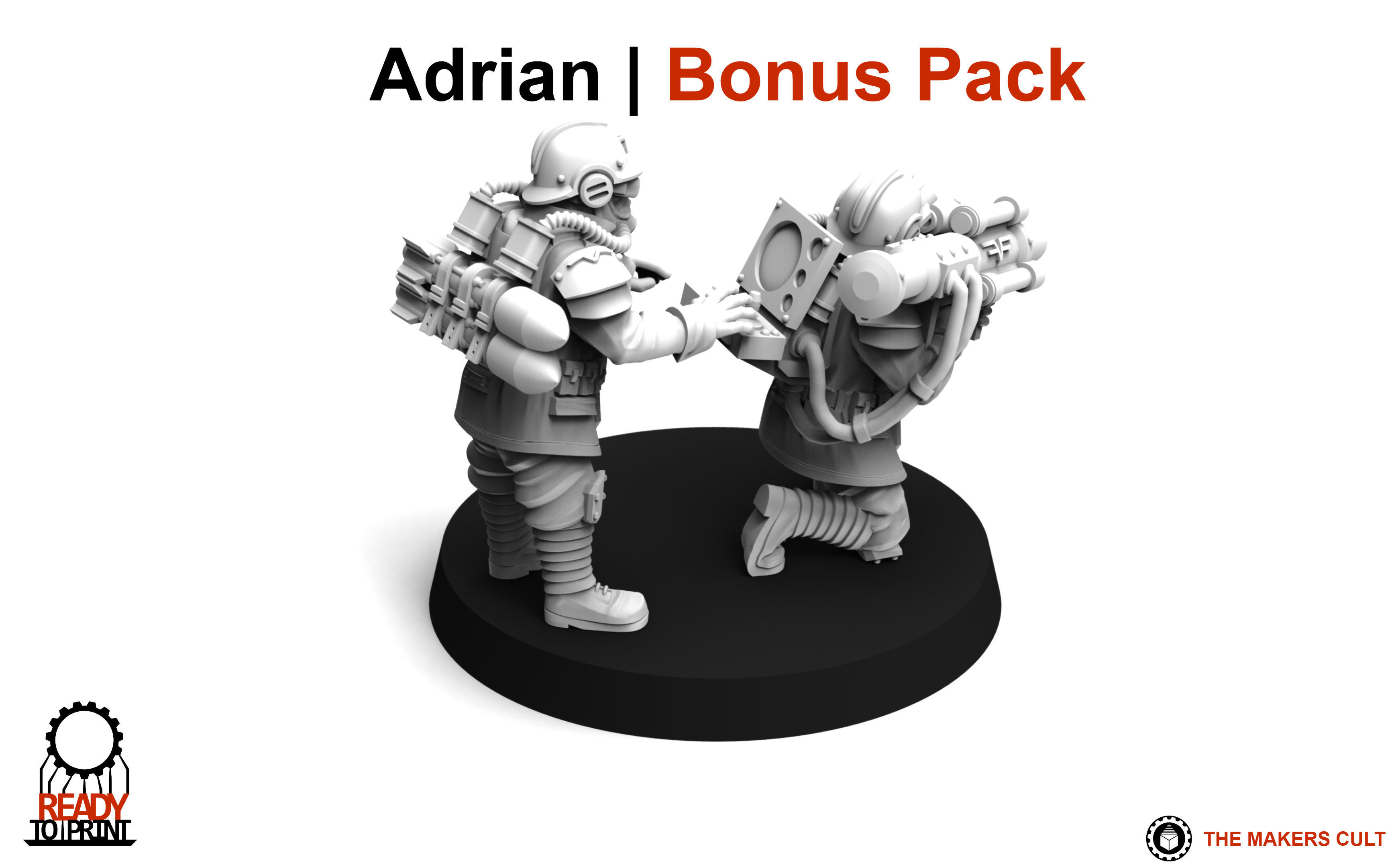 Valour Korps - Guided Missile Team 3D print model_3