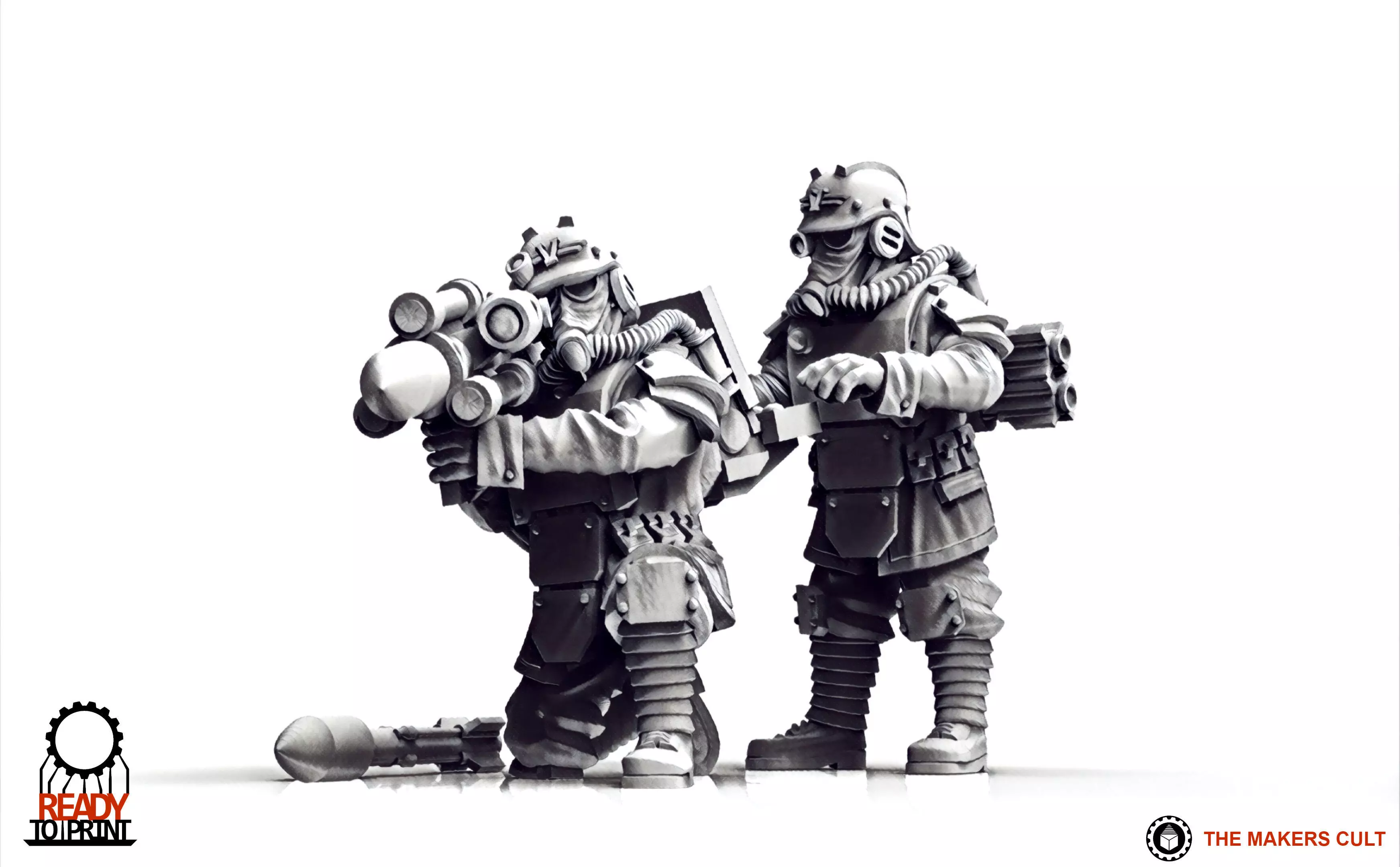 Valour Korps - Guided Missile Team 3D print model_0