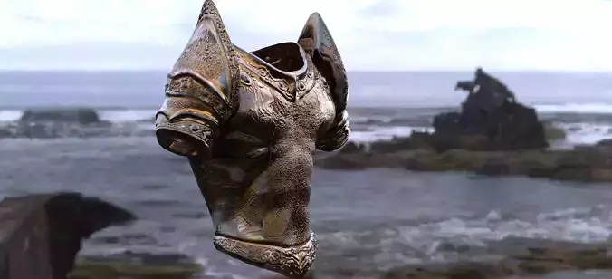 Jeweled Tudor armor pieces