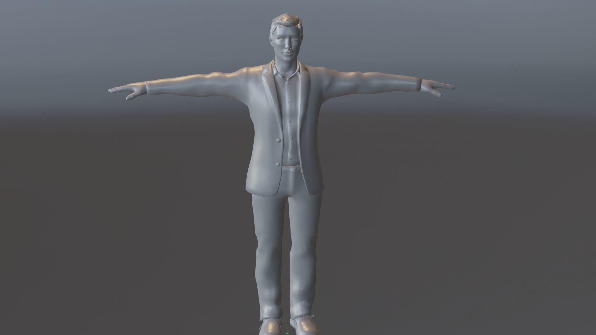 Diego Character T pose Game Ready Low-poly 3D model_2