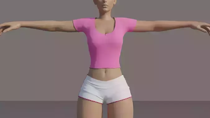 Shirt and Shorts Outfit