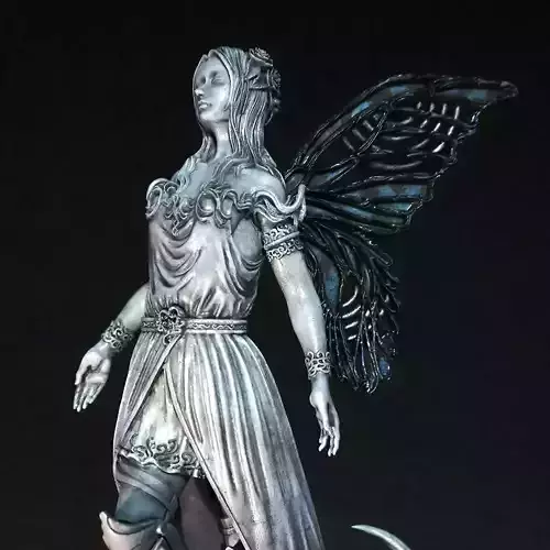 3D Game Assets 3D Printed Models Angel Figures 3D print model