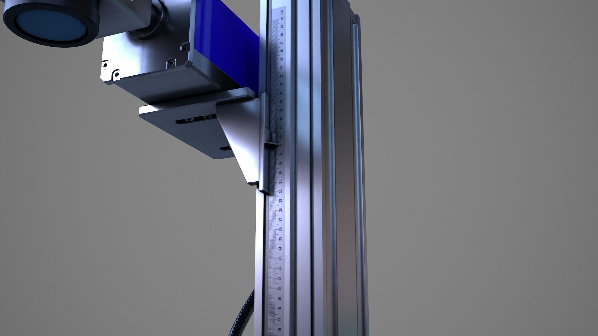 Fiber Laser Engraving Machine - Metal Engraving Machine Low-poly 3D model_18