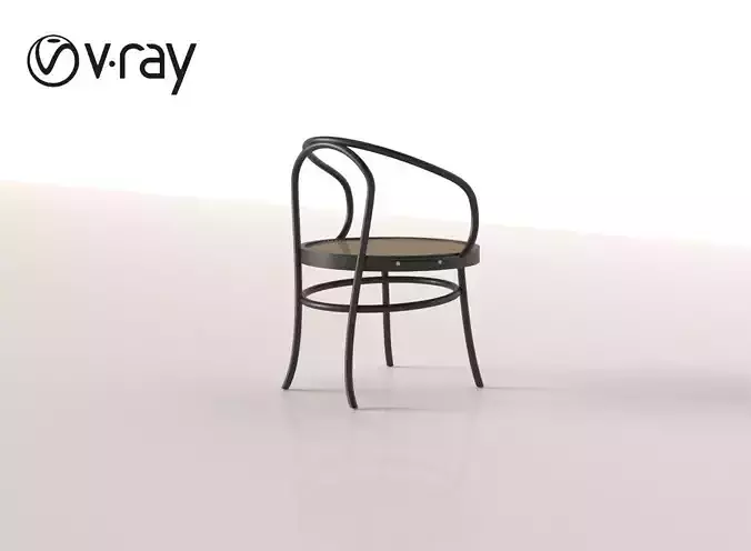 CHAIR 1 ray Low-poly 3D model