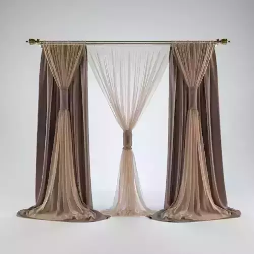 Curtain 6 with drapes