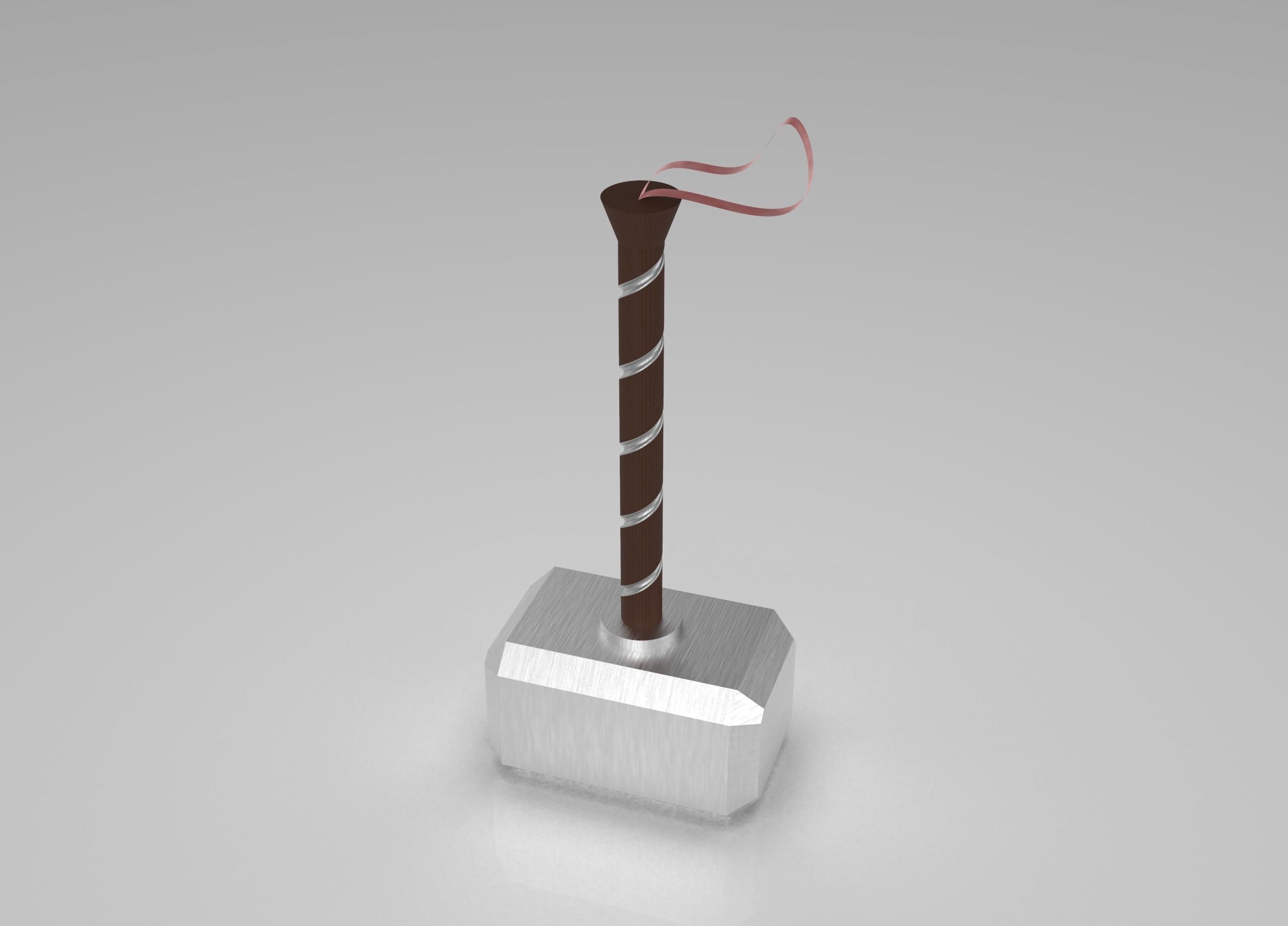Mjolnir- Thor Hammer 3D print model_2