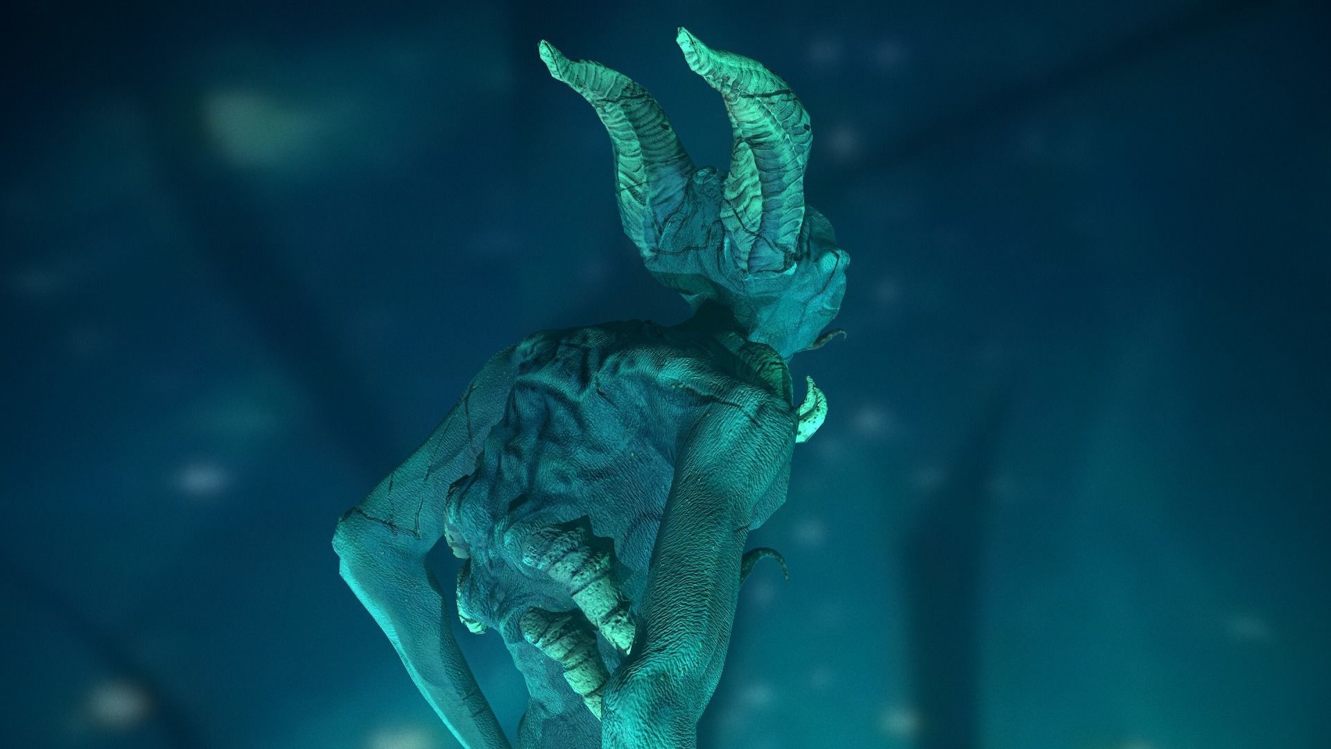 Monster Demon ver2 Game Ready Low Poly Model Low-poly 3D model_9