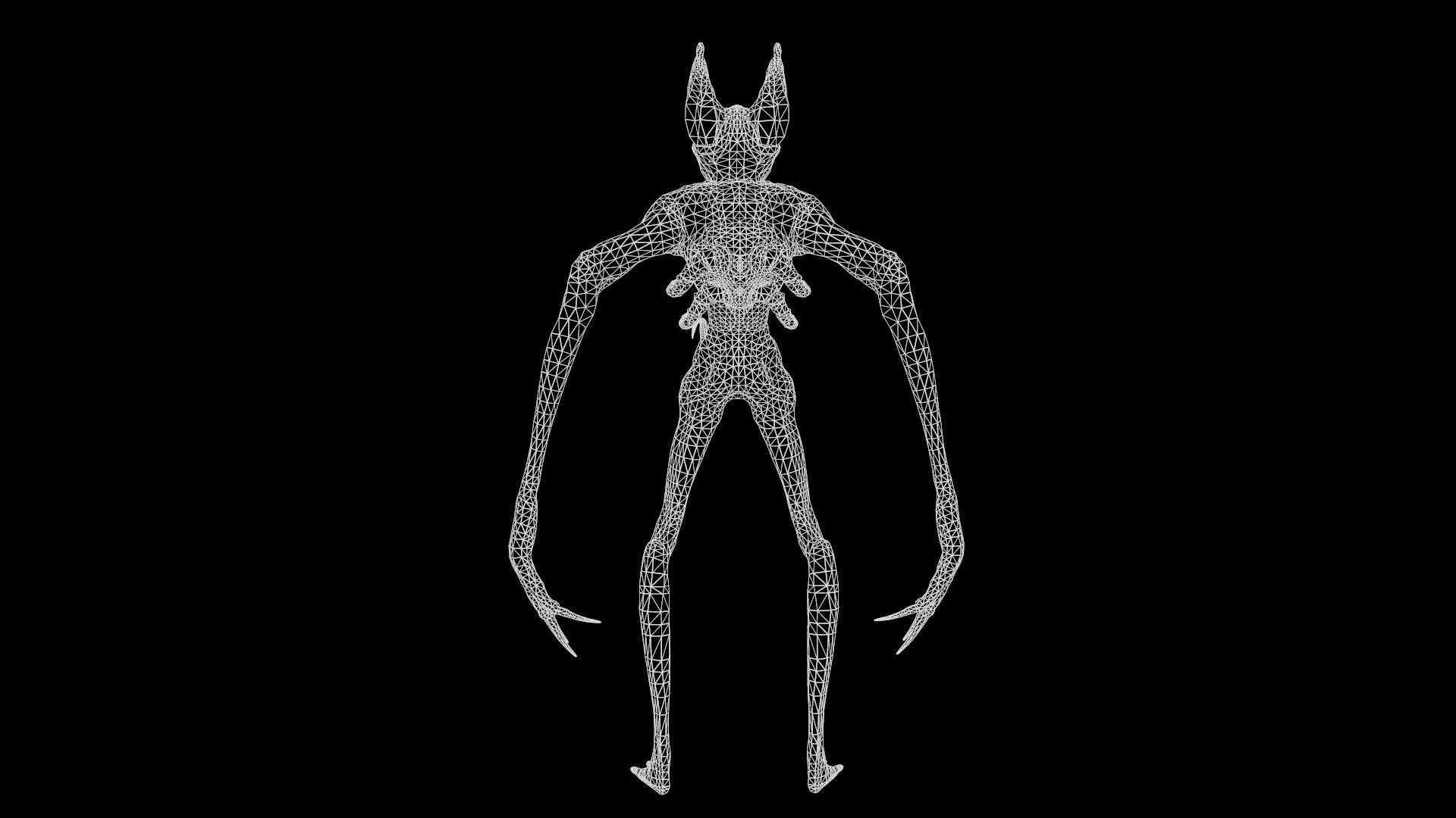 Monster Demon ver2 Game Ready Low Poly Model Low-poly 3D model_52