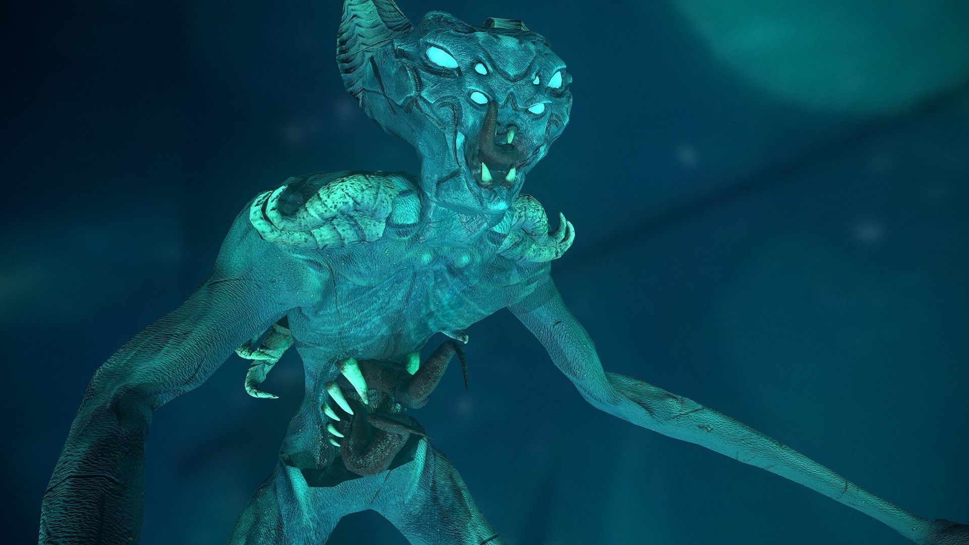 Monster Demon ver2 Game Ready Low Poly Model Low-poly 3D model_16