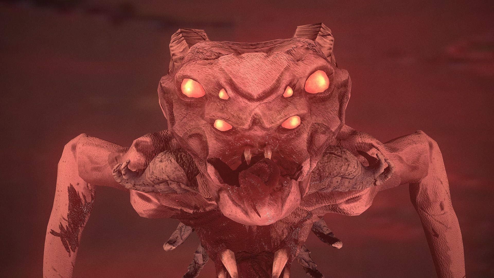 Monster Demon ver2 Game Ready Low Poly Model Low-poly 3D model_29