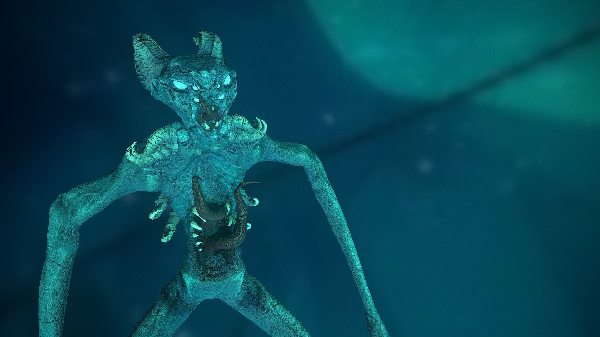 Monster Demon ver2 Game Ready Low Poly Model Low-poly 3D model_20