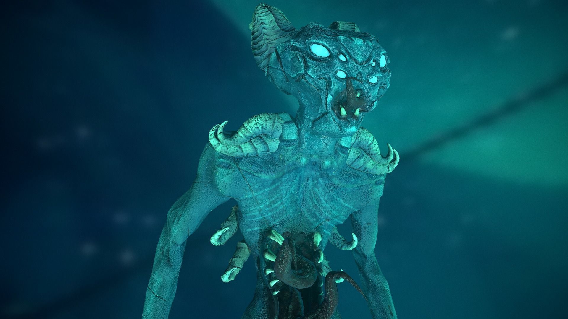 Monster Demon ver2 Game Ready Low Poly Model Low-poly 3D model_8