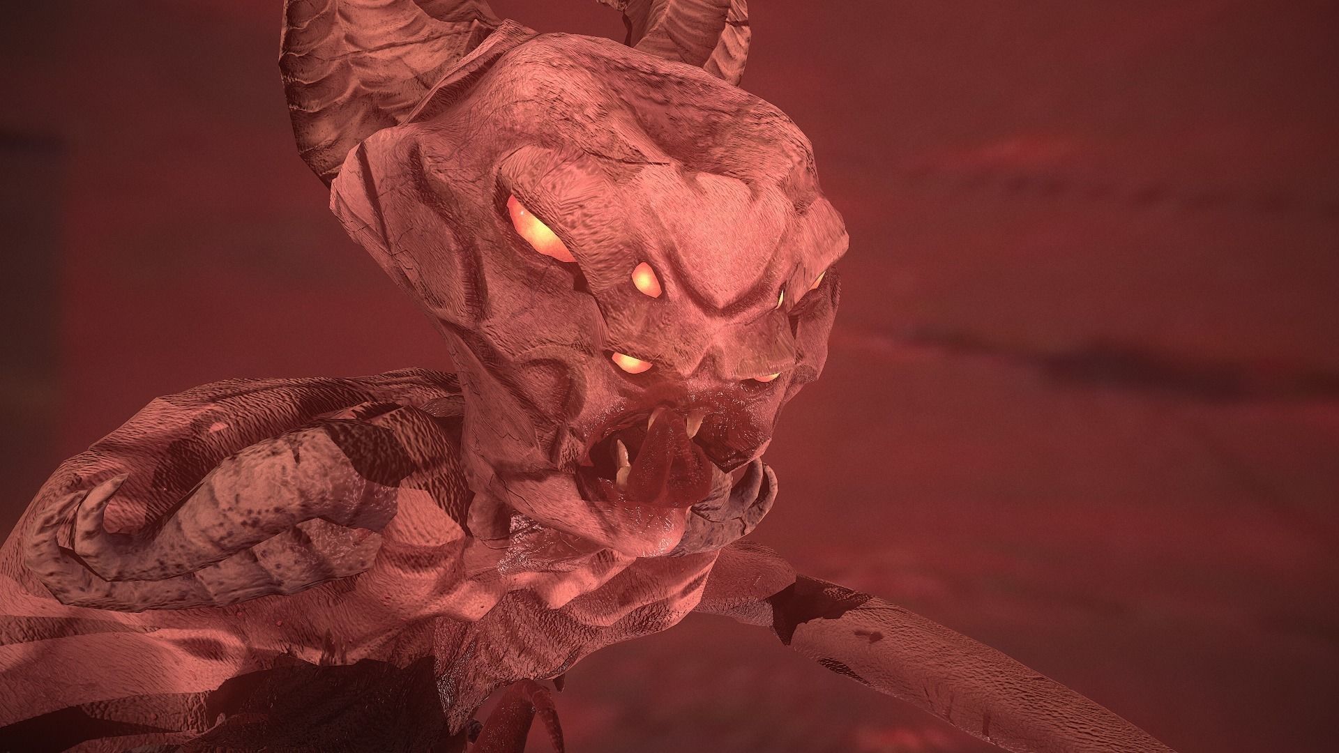 Monster Demon ver2 Game Ready Low Poly Model Low-poly 3D model_31