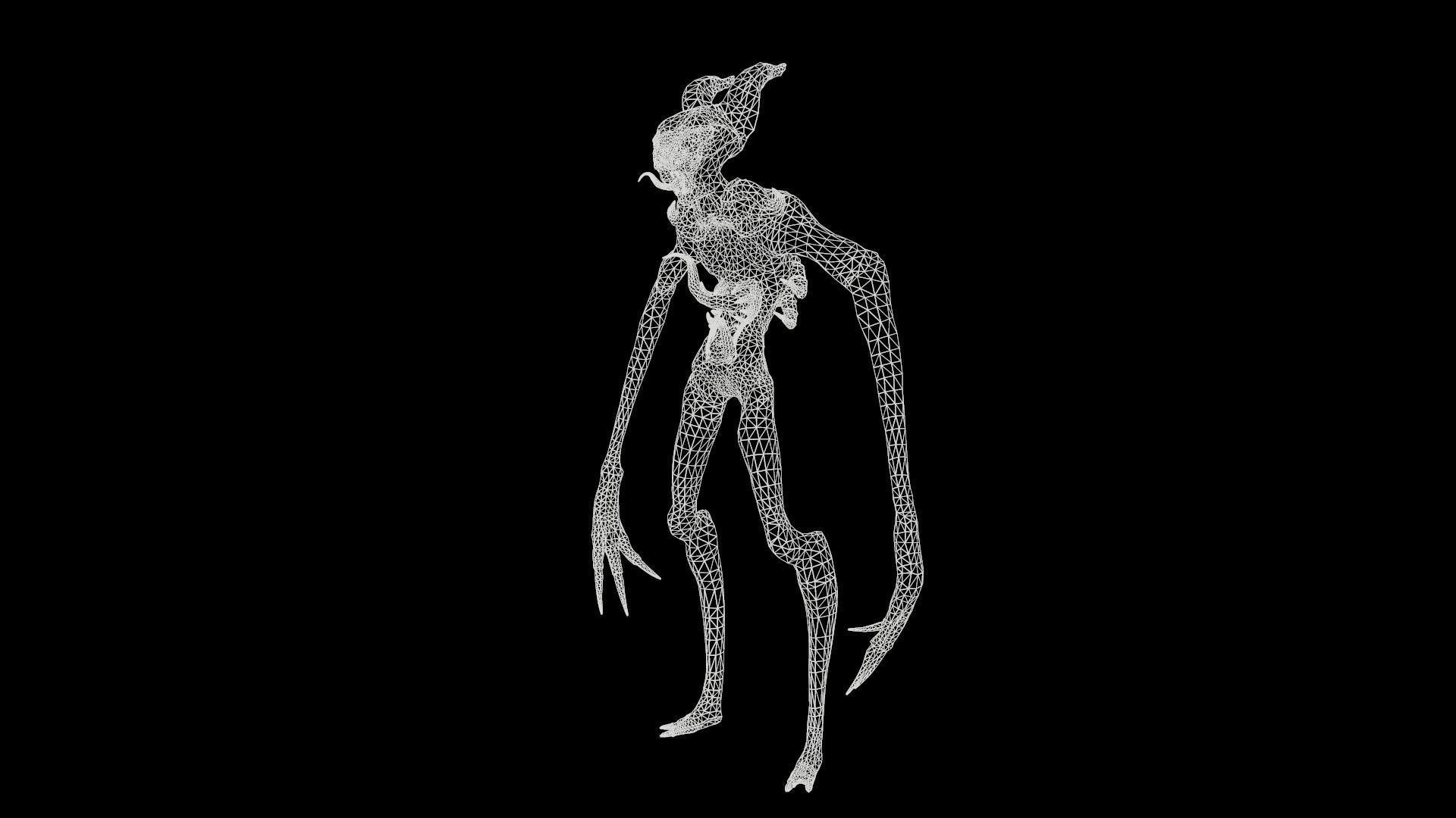 Monster Demon ver2 Game Ready Low Poly Model Low-poly 3D model_54