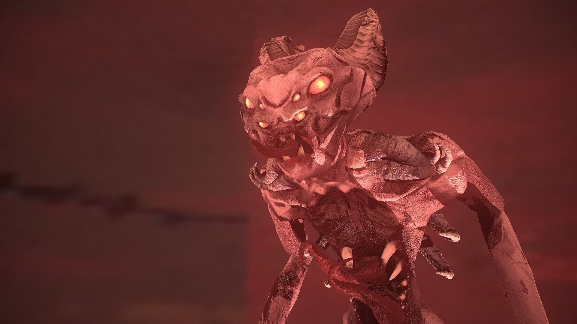 Monster Demon ver2 Game Ready Low Poly Model Low-poly 3D model_23