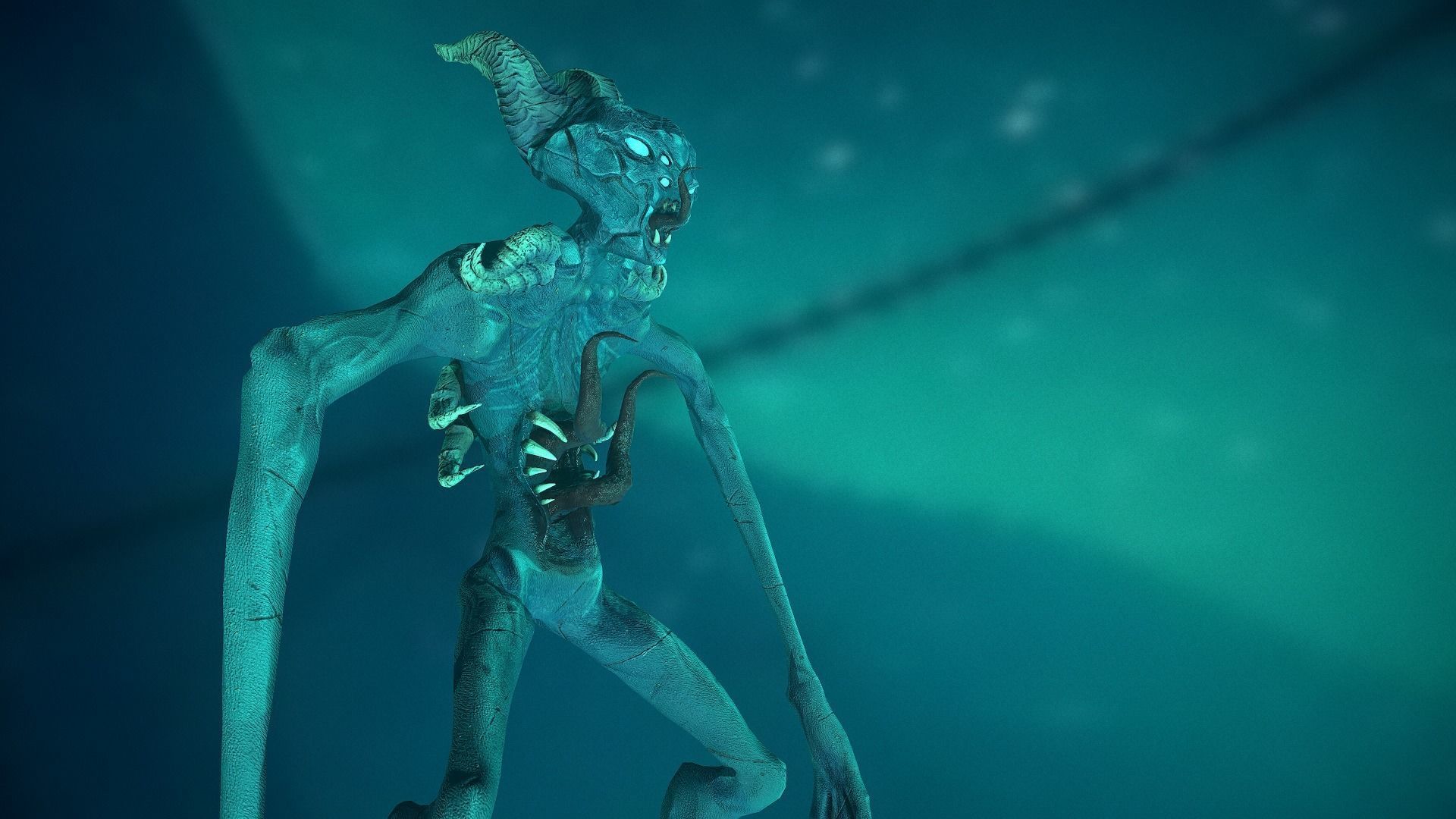 Monster Demon ver2 Game Ready Low Poly Model Low-poly 3D model_19