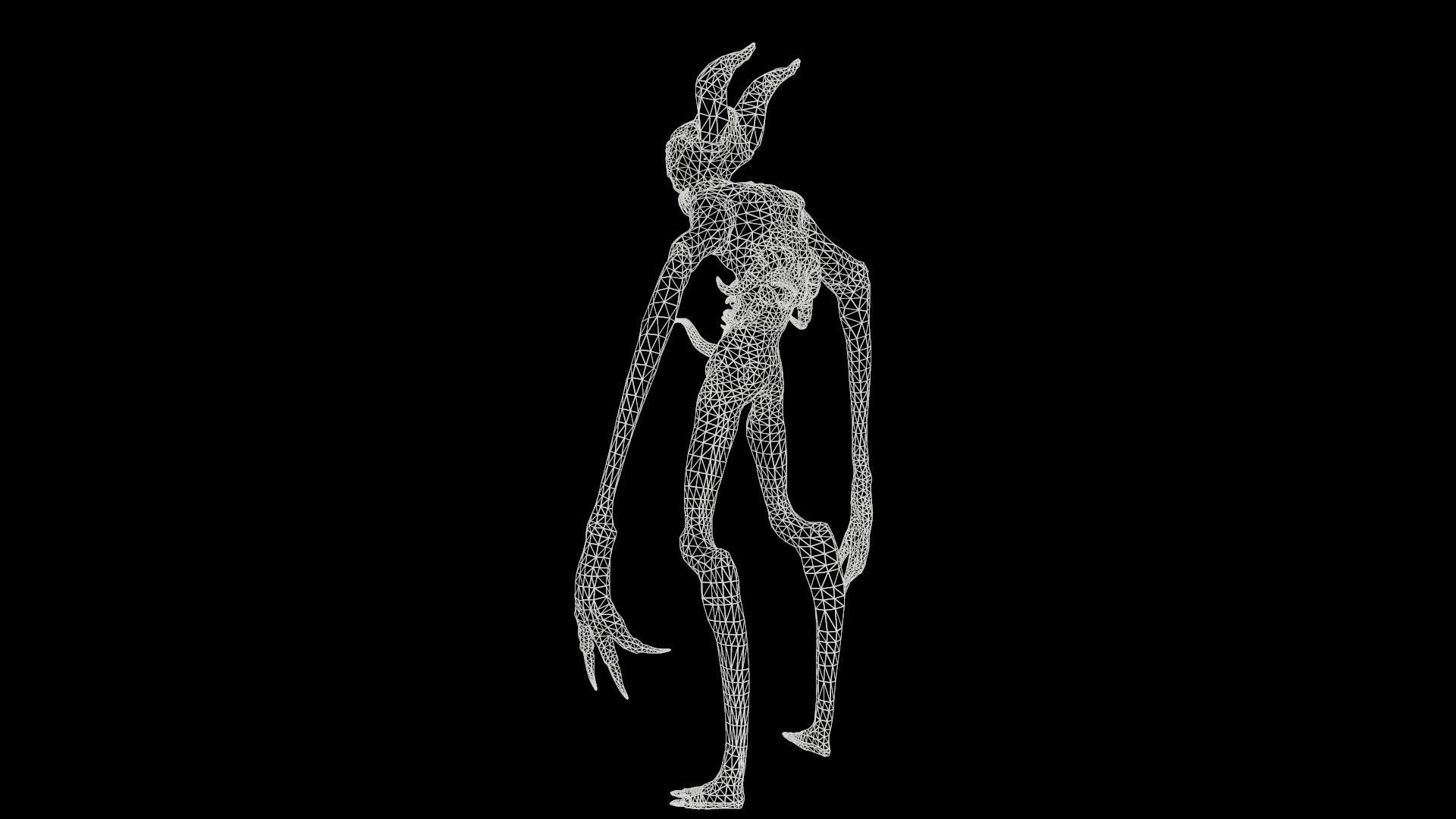 Monster Demon ver2 Game Ready Low Poly Model Low-poly 3D model_53