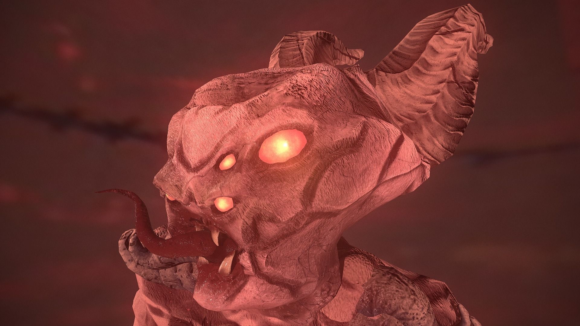 Monster Demon ver2 Game Ready Low Poly Model Low-poly 3D model_26