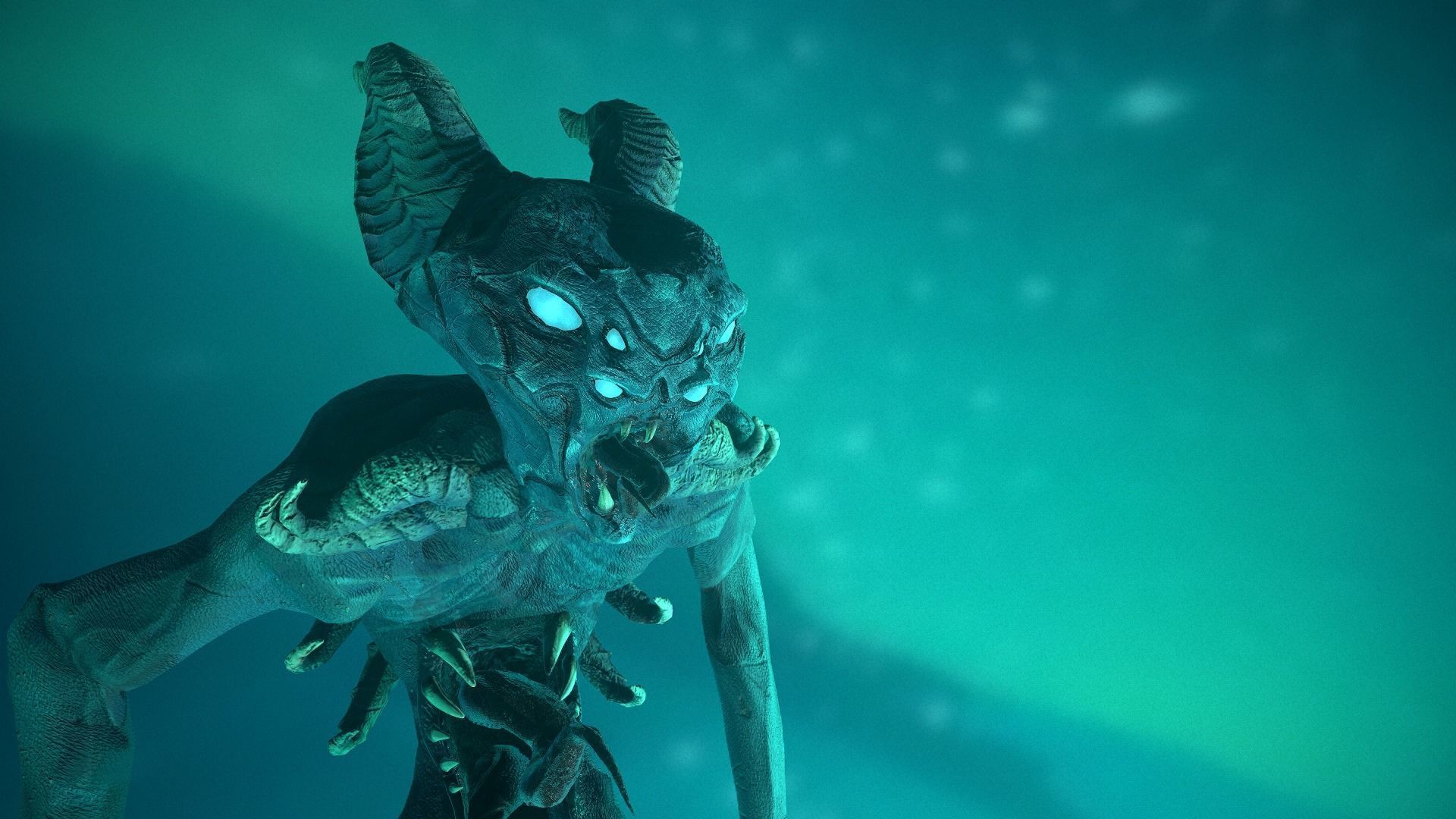 Monster Demon ver2 Game Ready Low Poly Model Low-poly 3D model_4