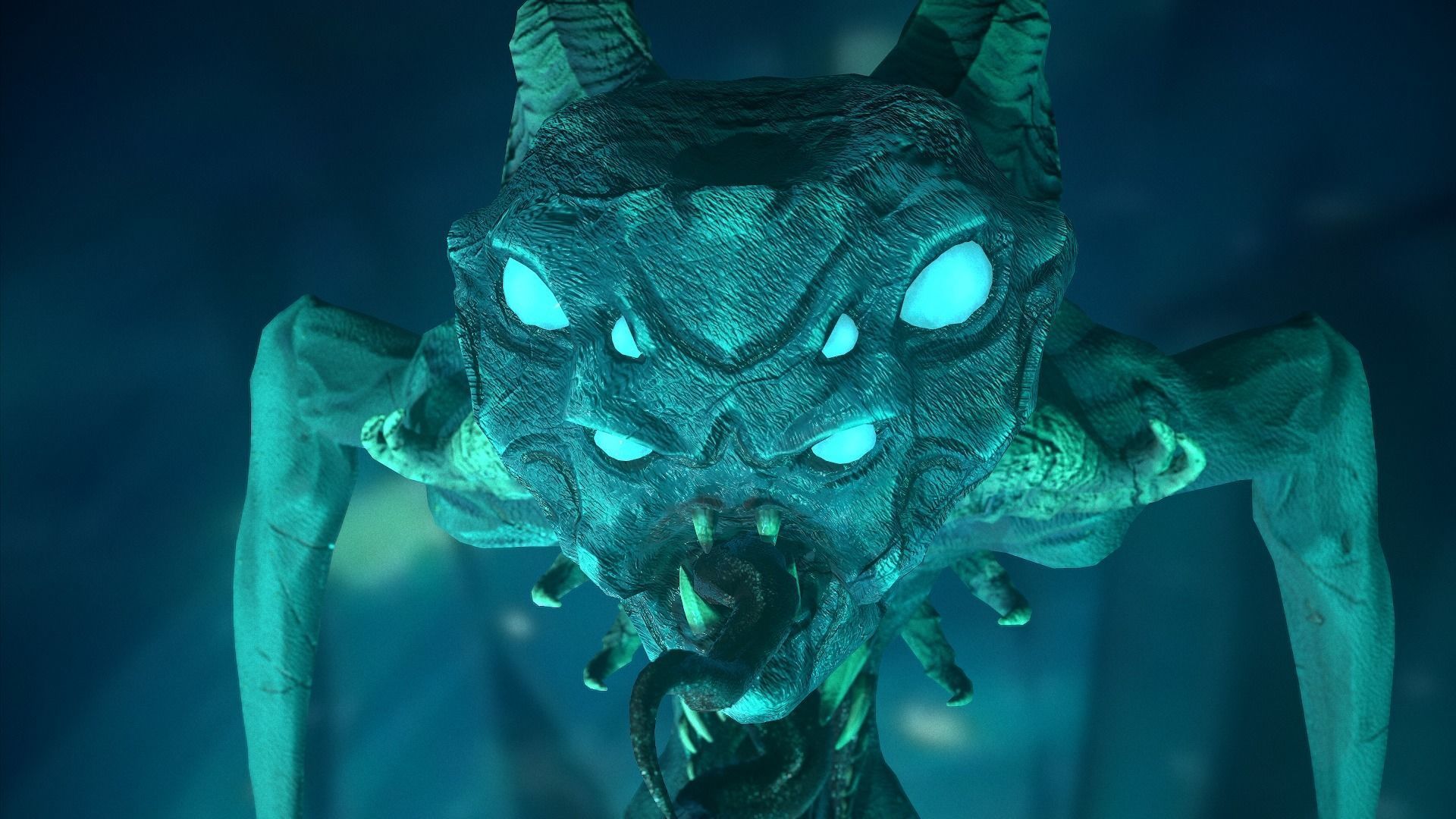 Monster Demon ver2 Game Ready Low Poly Model Low-poly 3D model_13