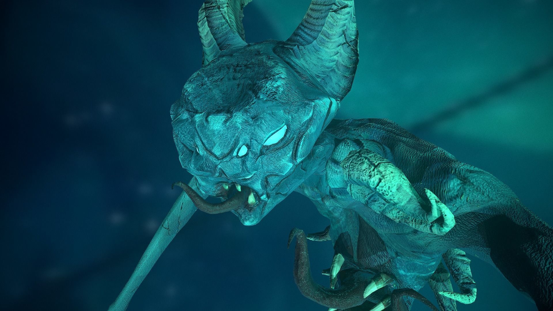 Monster Demon ver2 Game Ready Low Poly Model Low-poly 3D model_21