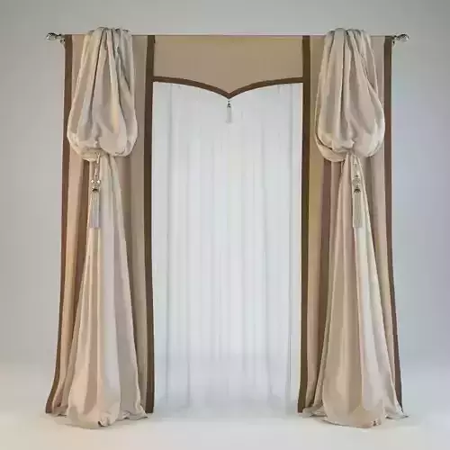 Curtain 9 with drapes