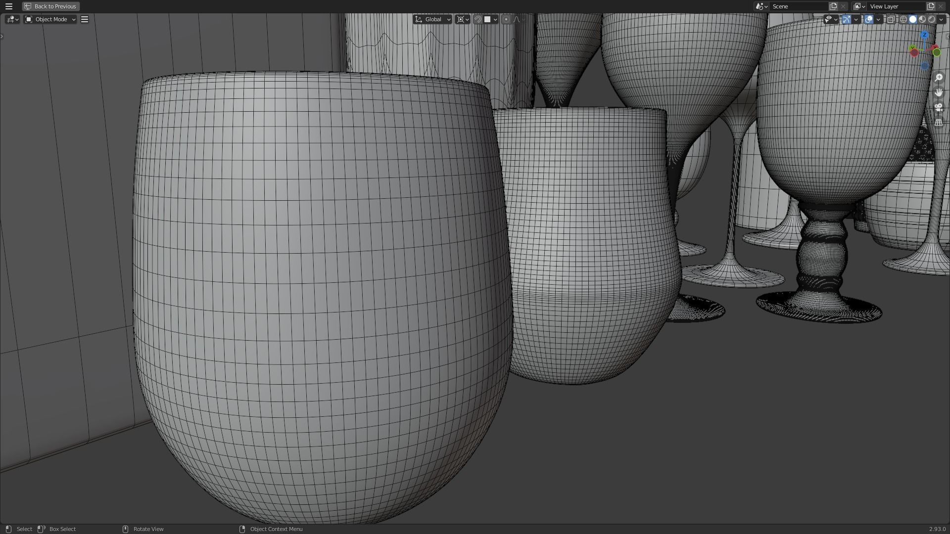 Glass - Glassware and Drinkware - High Quality 3D model_18