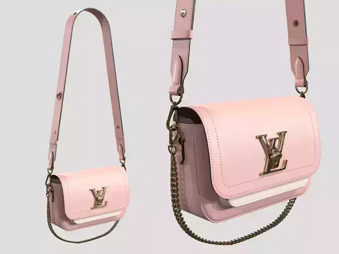 Louis Vuitton Lockme Tender Bag Pink