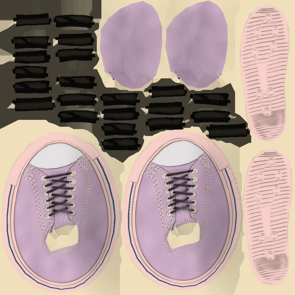 Female model realistic RIGGED character  Low-poly 3D model_18