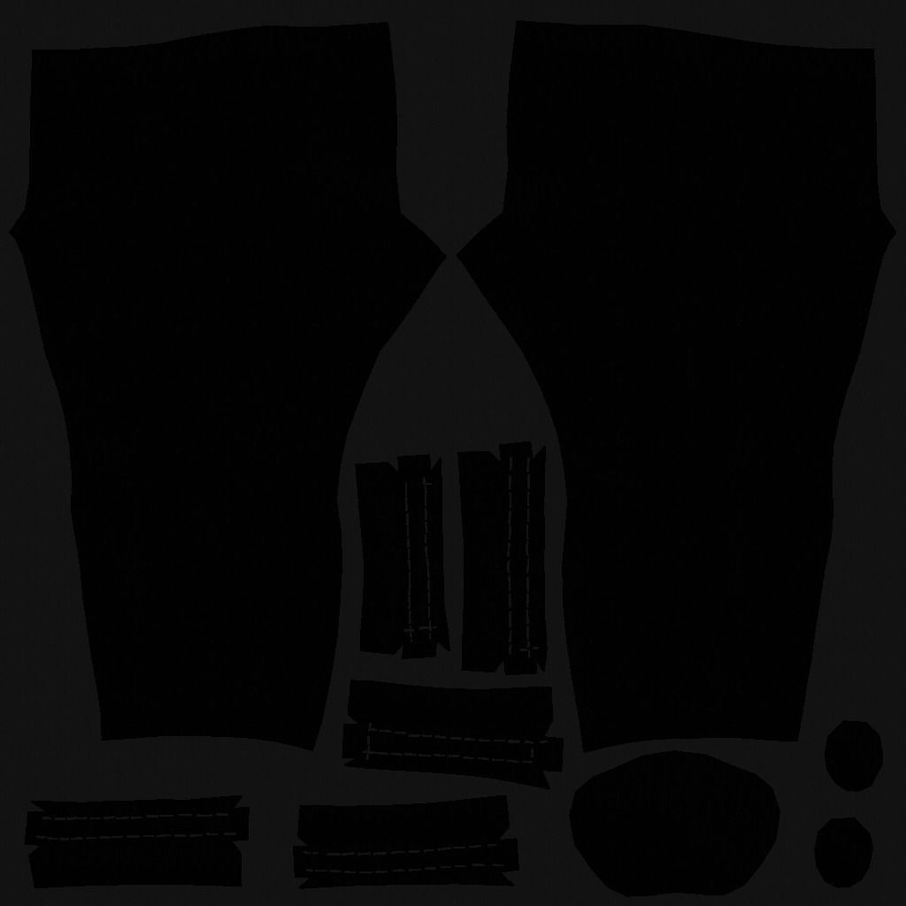 Female model realistic RIGGED character  Low-poly 3D model_13