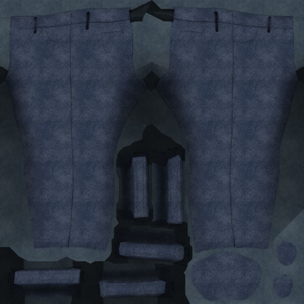 Female model realistic RIGGED character  Low-poly 3D model_10